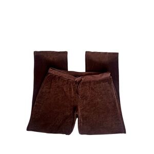 Y2K BCBGMAXAZRIA Velour Wide Leg Flare Sweatpants!